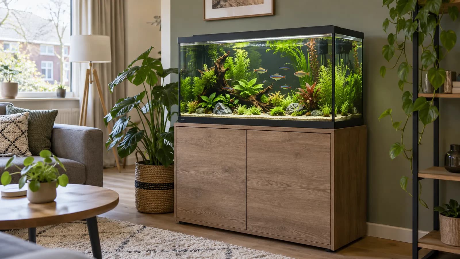 Aquarium 100 liter kopen: sets vergelijken en wat je extra nodig hebt