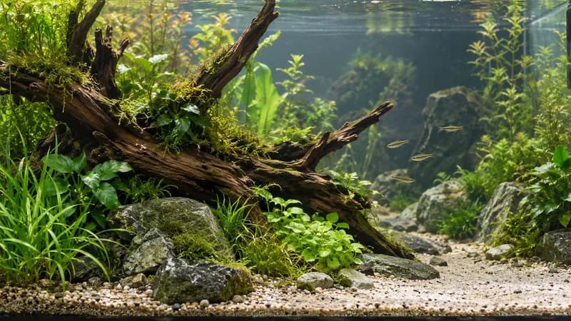 Aquarium decoratie kiezen: stenen, hout en ornamenten die veilig zijn voor je vissen