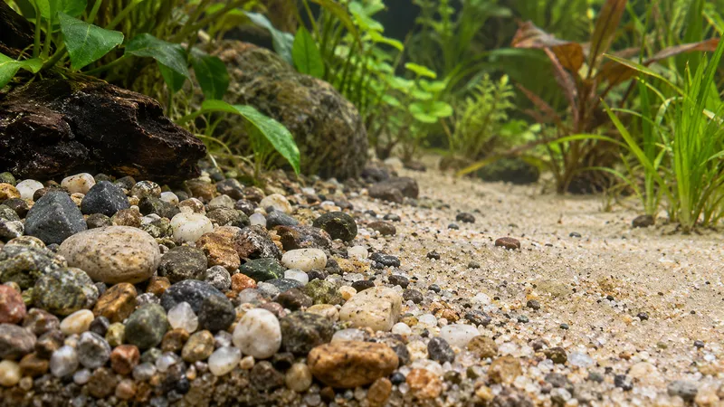 Aquarium grind en steentjes kiezen: korrelgrootte, kleur en hoeveel je nodig hebt