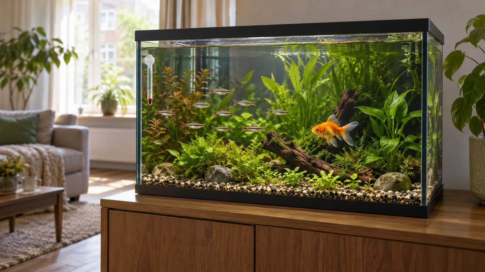 Een koudwater aquarium inrichten: welke vissen en welke apparatuur past erbij