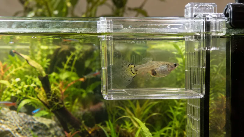 Kweekbakje voor je aquarium kiezen: ophangbakje, rooster of aparte bak