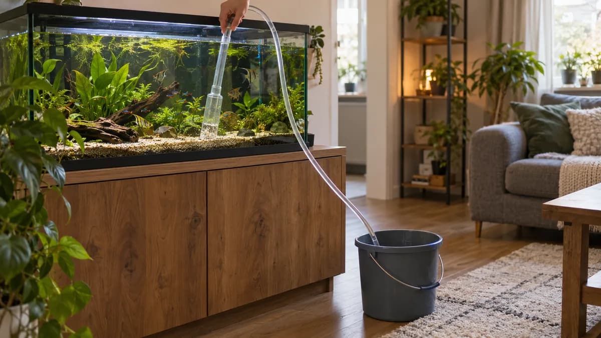 Bij een hevel staat de emmer lager dan de waterspiegel, zodat de stroom vanzelf op gang komt.